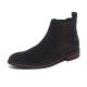 Anti Skid  Breathable Navy Mens Leather Casual Boots