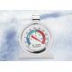 Household Analog Refrigerator Freezer Thermometer Tempered Glass Lens