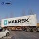 3 Axles 30tons 50tons Refrigerated Semi Trailer Vegetables Meat Drinks Transport