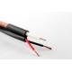 0.71mm BC Conductor RG59 Coaxial Cable PVC Jacket , Low Loss Coaxial Cable