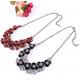 shou * ouk exaggerated color crystal pendant necklace fashion resin diamond necklace