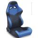 Steel Frame Blue And Black Racing Seats , Custom Bucket Seats For Cars