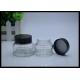 Clear Glass Cosmetic Cream Jar Containers 30g 50g