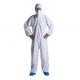 Blue Medical Protective Clothing / Plastic Isolation Gowns Disposable Cpe Suit