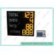 LED Digital Electronic Cricket Scoreboard Amber Color 150cm x 150cm