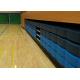 Recessed Modular Grandstands Seats Anti Slip Plywood With Removable End Rails