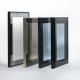 Matte Black Kitchen Cabinet Aluminum Frame For Cabinet Door Glass