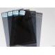 Black Tinted Float Glass Panels Flat / Smooth Surface For Architectural Facades