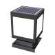 4 In 1 Wall Post Lamp , Outdoor Column Solar Lawn Light For Courtyard