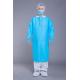 Individually Wrapped PPE Plastic Isolation Gowns For Virus Protection