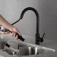 Brushed Stainless Steel Kitchen Tap Hot And Cold Water Dispenser Faucet