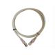 White 600mm Industrial Wire Harness 8P8CRJ45 Low Resistance Quick Connect