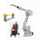 6 Axis Industrial Welding Robot Arm ABB IRB 4600-60kg/2.05m With Megmeet Welder And Positioner