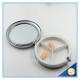 Cosmetic Mirror with Pill Box Multi function Metal Pill Box Portable Pill Boxes SGS Report Doming Logo