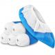 Non Woven PP PE Shoe Cover Plastic Blue Cleanroom Disposable Anti Slip Shoe Cover