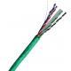 CAT6 UTP 4 Pair Ethernet Patch Cable Horizontal Wiring In LAN , Solid Bare Copper Cable Communication