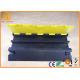 93 * 71 mm Channel Size Heavy Duty Rubber Cable Protection Ramps for Event