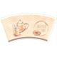 Strong Puncture Resistance Paper Cup Fan 230gsm PE Coated Single PE Printed For Tea