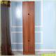 Living Room Wooden Shoe Cabinet Nordic Brown Melamine MDF Wood Storage Locker