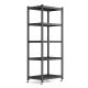 Multi Size Five Layers White Movable Steel Shelf Rack