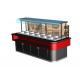 Smooth Wall Lean Cold 1kw Commercial Buffet Equipment 300L For Seafood With Wood