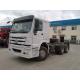 Durable Howo Tractor Head Truck , 40 Tons 10 Wheel 371hp Prime Mover Truck