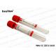 Clot Activator Vacuum Blood Collection Tubes Red Cap 2.0ml To 10.0ml Volume