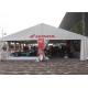 Waterproof Giant A Frame Tent Trade Show Tents , Sand White Outdoor Exhibition Tents