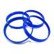 Light Weight Hub Centric Spacer Rings Blue Color For Eliminating Wheel Vibrations