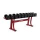 Commercial Heavy Duty Gym Equipment Single Tier Dumbbell Rack For Sale