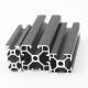 Black Extrusion Aluminum Profiles With Multiple Sizes Natural Finish