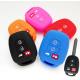 Colorful Rubber Car Key Covers , Rubber Key Fob Cover Keyless Entry Remote Rubber Covers
