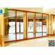 Sliding Aluminum Glass Partitions Wall 10 mm Glass for Home