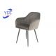 Dining Room Furniture Luxury Modern Velvet Metal Dining Chair Contemporary Style