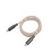 Transparent Braided USB - C To USB - C Cable