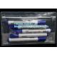 Biodegradable Transparent PVC/EVA/TPU Zipper Slider bag,Selected By Girls Cosmetics Toothbrush Zipper Bag With Slider