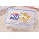 Food Grade PP Reusable Plastic Lunch Containers Lightweight Portable Cute Divider