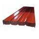 Red 40g Galvanized Steel Corrugated Roof Panel 120cm AISI