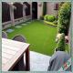 30mm Pile Height Removable Garden Artificial Grass For Children Playground