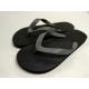 Black Recycled Summer Beach Flip Flop With TPU Strap For Men