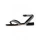 Janbal JBSL0321 Black Rhinestone Flat Sandals Anti Slippery Flip Flops