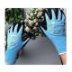 15 Gauge Blue Nylon Women's Black Nitrile Dipping Touch Garden Gloves