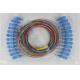 12 Color Fiber Optic Pigtail SC UPC Singlemode 9/125μM LSZH PVC