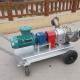 Self Priming Mobile Lobe Pier Pump Reversible NBR Rubber Multi Lobe