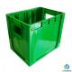 Collapsible Stackable Storage Crates Plastic Bottle Crates Logo Customized