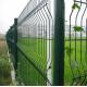 Hot Selling Cheap Custom Wholesale Green Dark PVC 3D Curved Wire Mesh Fence For Orchard Periphey