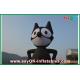 Inflatable Animals Oxford Cloth PVC Inflatable Black Cat For Event / Amusement Park