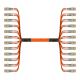 SC To SC 24 Strand Multimode 62.5/125  OFNR Breakout Cable 3.0mm Orange