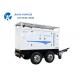 Towable 50KVA Trailer Genset , Mobile Power Generators Self Excited System