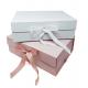 Recyclable Magnetic Kraft Gift Box , Luxury Paper Box With Ribbon OEM